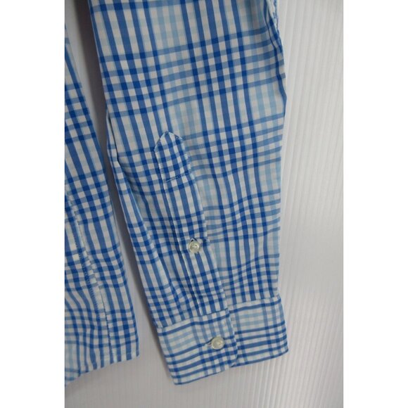 Vineyard Vines Shirt Small Performance Slim Fit Whale Button Up Plaid - Picture 3 of 10